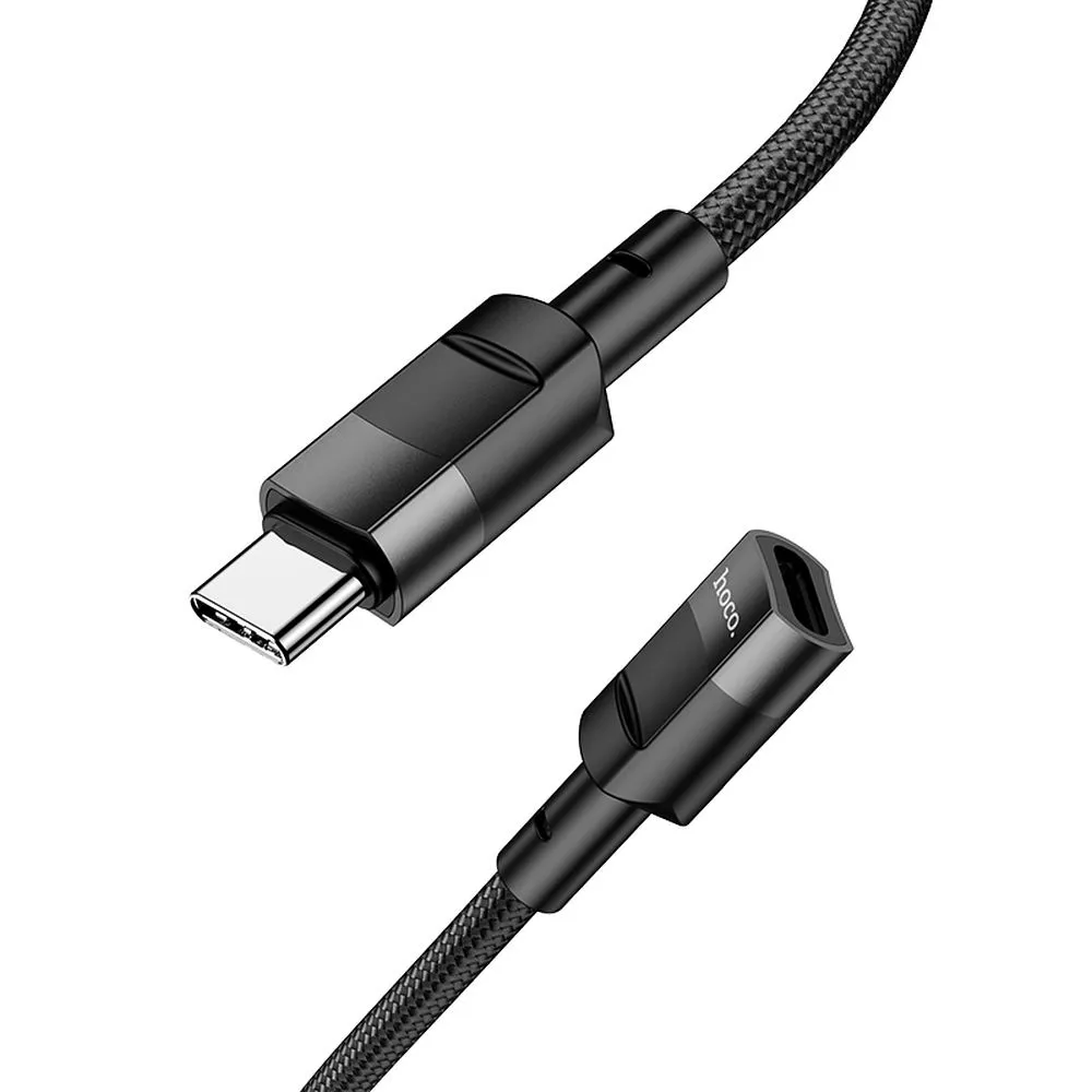 Adapter OTG USB C to USB C Hoco 3A 1,2 m U107 black