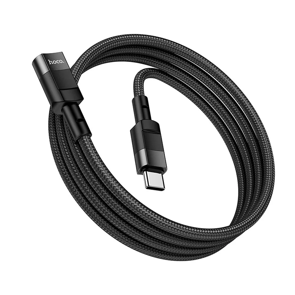 Adapter OTG USB C to USB C Hoco 3A 1,2 m U107 black