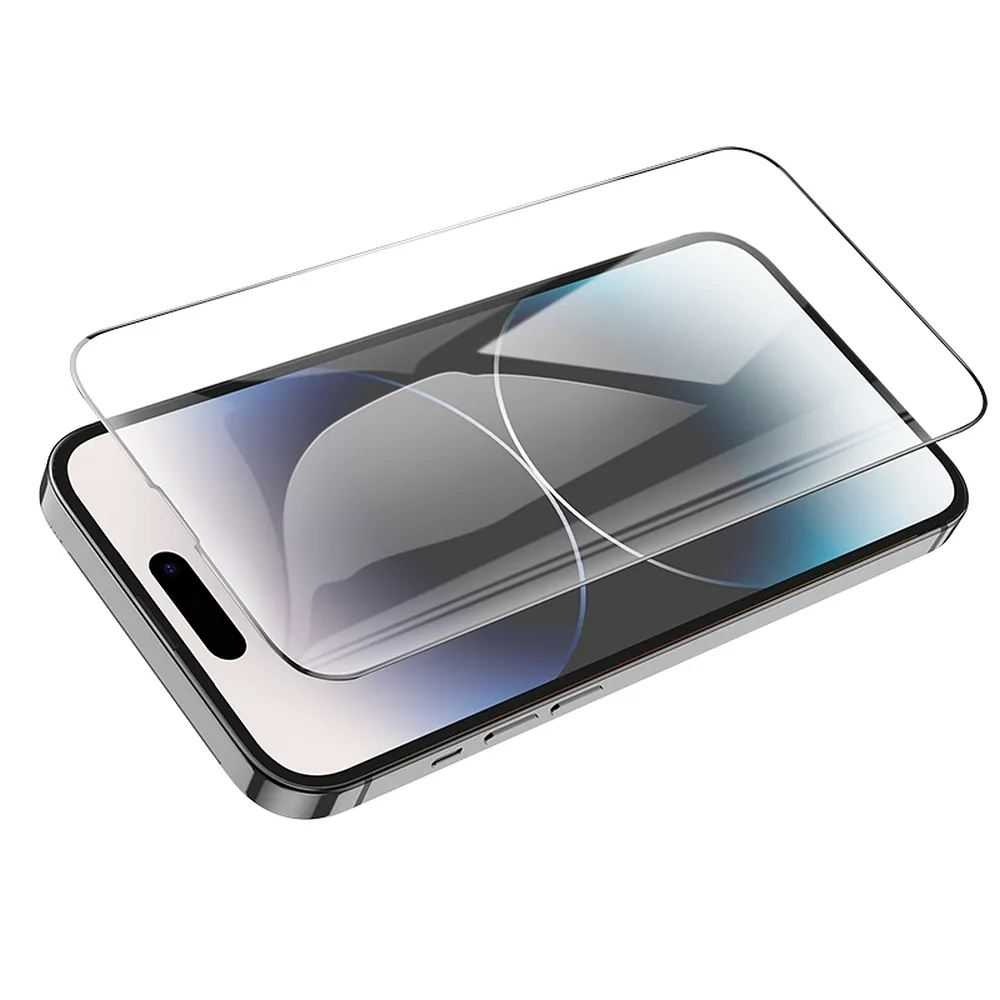 HOCO HD 5D Guardian Gehärtetes Glas Schild (SET 10in1) - passend für iPhone 14 Pro Max schwarz (G14)