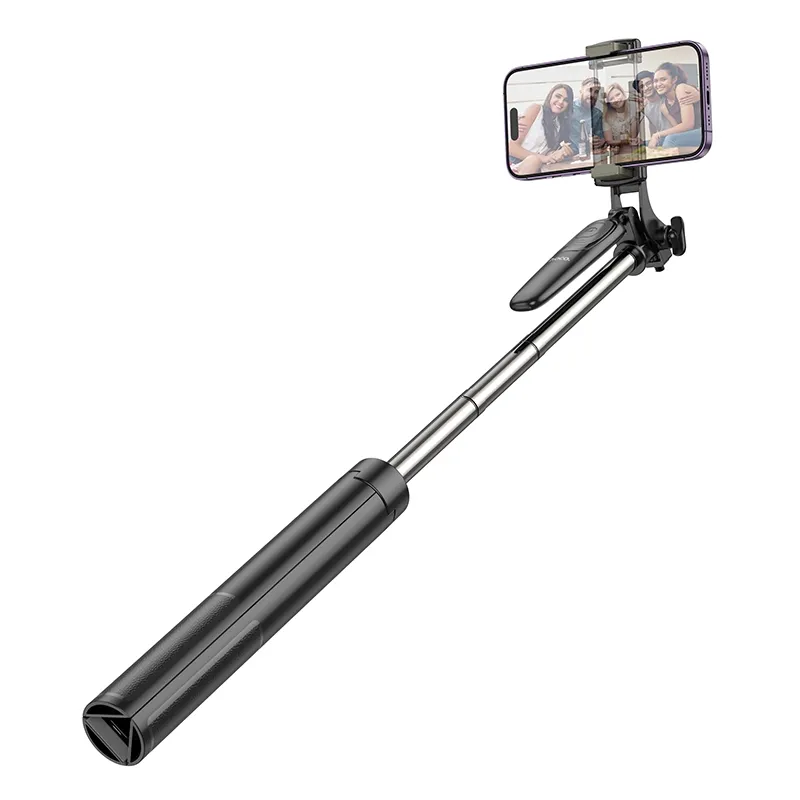 HOCO Selfie-Halter mit kabelloser Fernsteuerung Stativ K19 schwarz