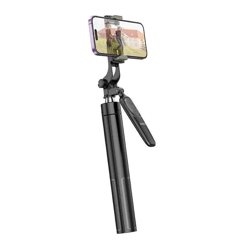 HOCO Selfie-Halter mit kabelloser Fernsteuerung Stativ K19 schwarz