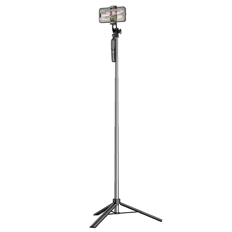 HOCO Selfie-Halter mit kabelloser Fernsteuerung Stativ K19 schwarz