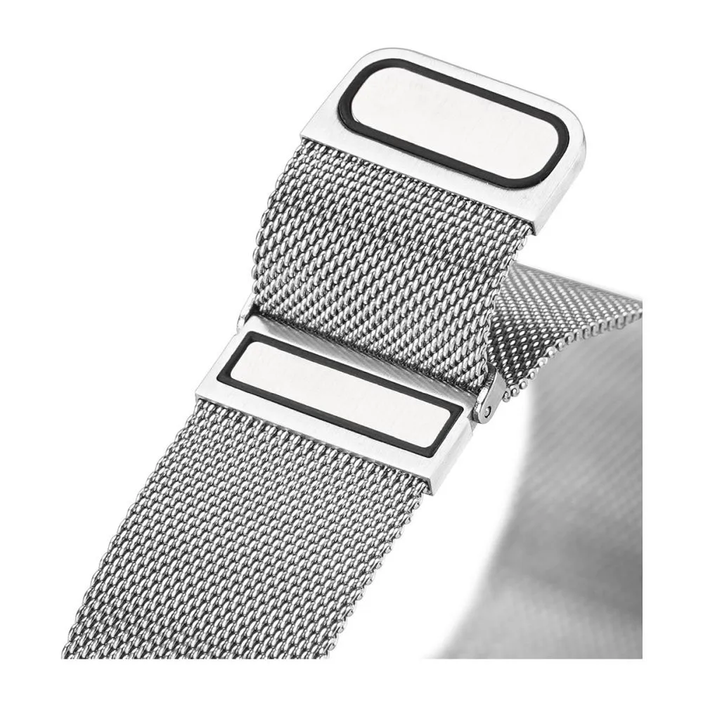 DUX DUCIS MILANESE Magnetarmband aus Edelstahl 47 mm silber