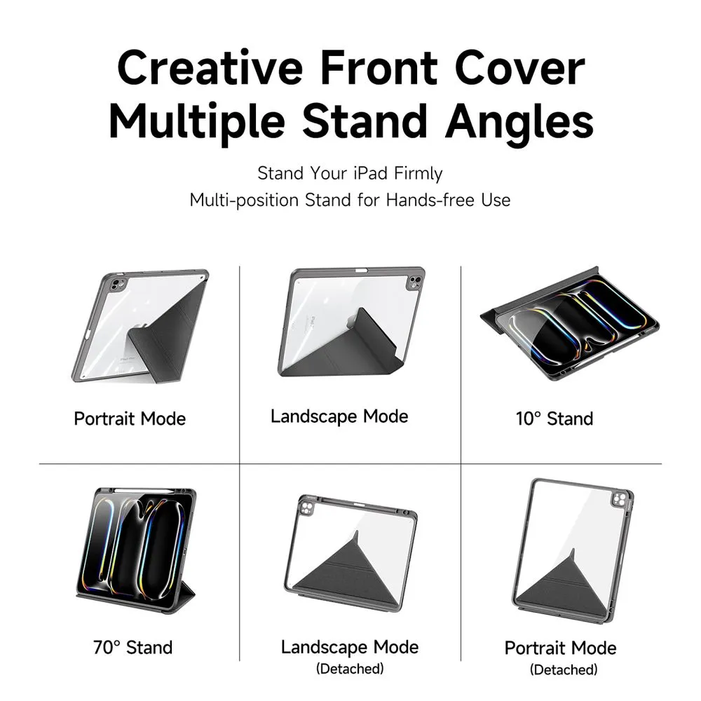 DUX DUCIS MAGI Case mit Stylushalter passend für iPad Pro 11 (2024) schwarz