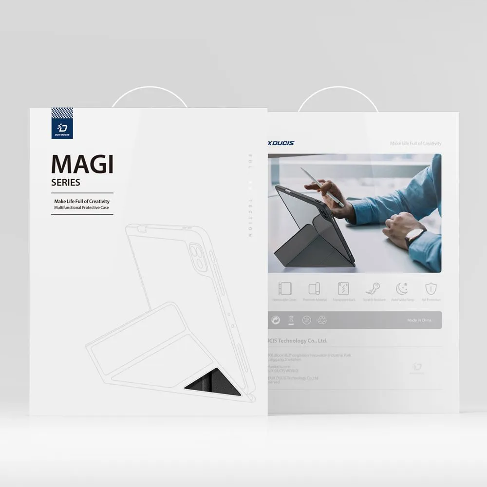 DUX DUCIS MAGI Case mit Stylushalter passend für iPad Pro 11 (2024) schwarz