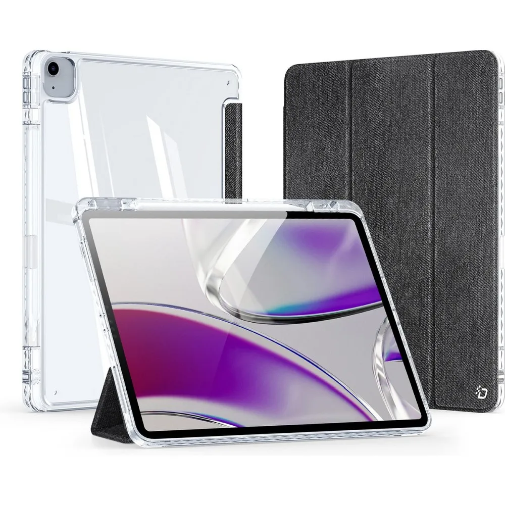 DUX DUCIS UNID klappbares Case mit Stylushalter passend für iPad Air 13 (2024) / Pad Pro 12.9 (2018/2020/2021/2022) schwarz