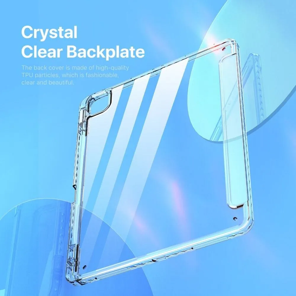 DUX DUCIS UNID klappbares Case mit Stylushalter passend für iPad Air 13 (2024) / Pad Pro 12.9 (2018/2020/2021/2022) schwarz