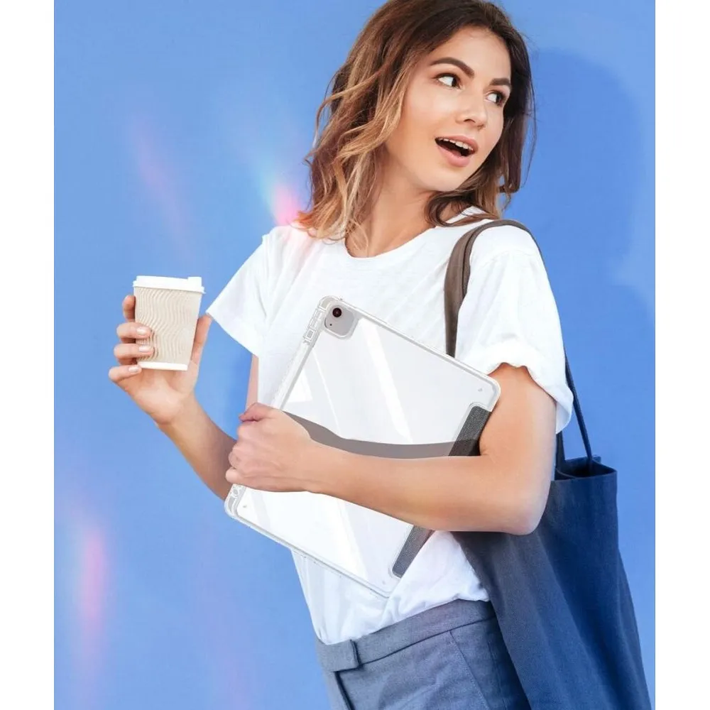 DUX DUCIS UNID klappbares Case mit Stylushalter passend für iPad Air 13 (2024) / Pad Pro 12.9 (2018/2020/2021/2022) schwarz