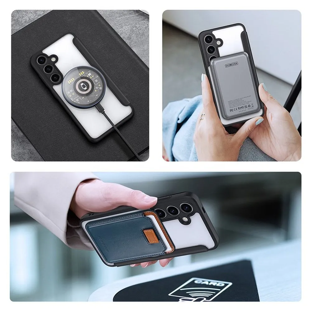 DUX DUCIS SKIN X PRO holster kompatibel mit MagSafe passend für SAMSUNG S24 Plus schwarz