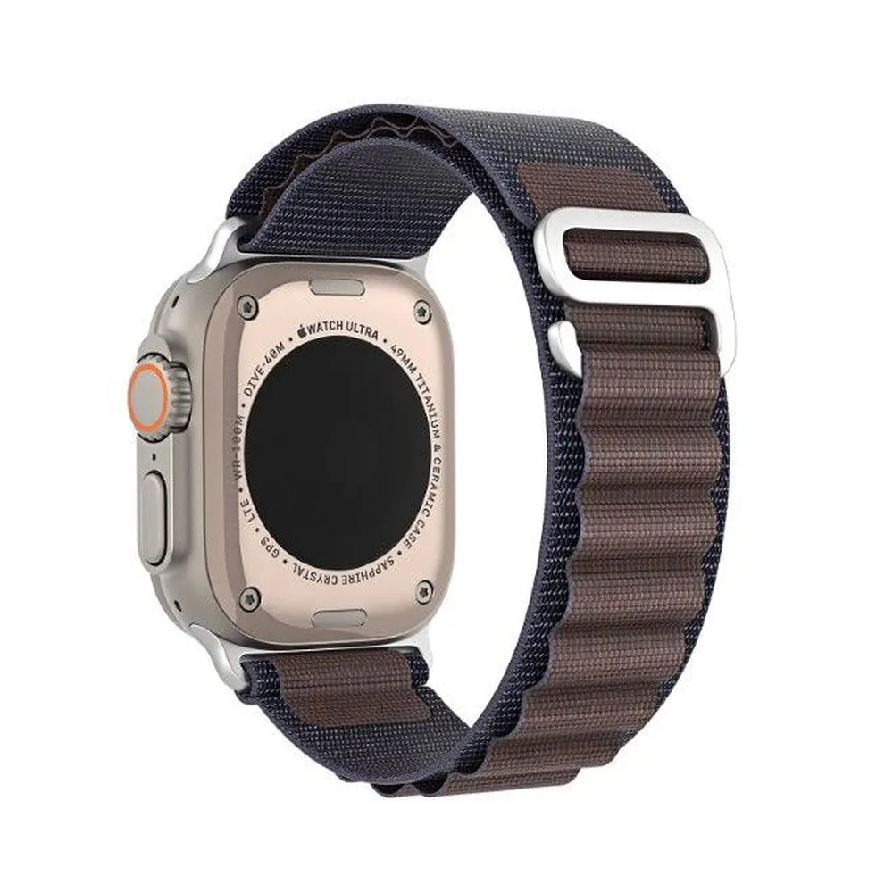 DUX DUCIS GS Nylon Armband passend für Apple Watch 42 / 44 / 45 / 49 mm indigo