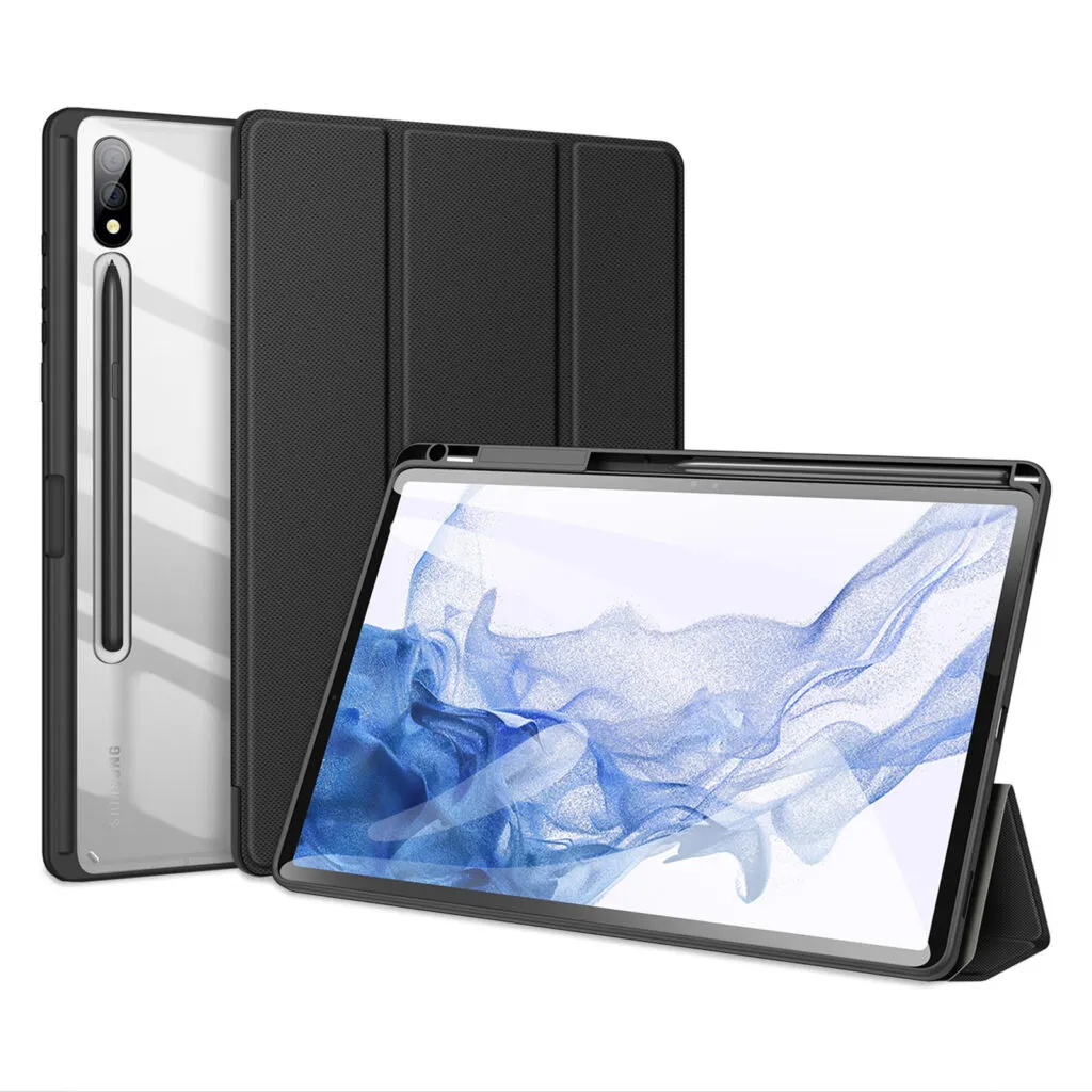 DUX DUCIS TOBY Case mit Stylus Halter passend für SAMSUNG Tab S9 Plus schwarz