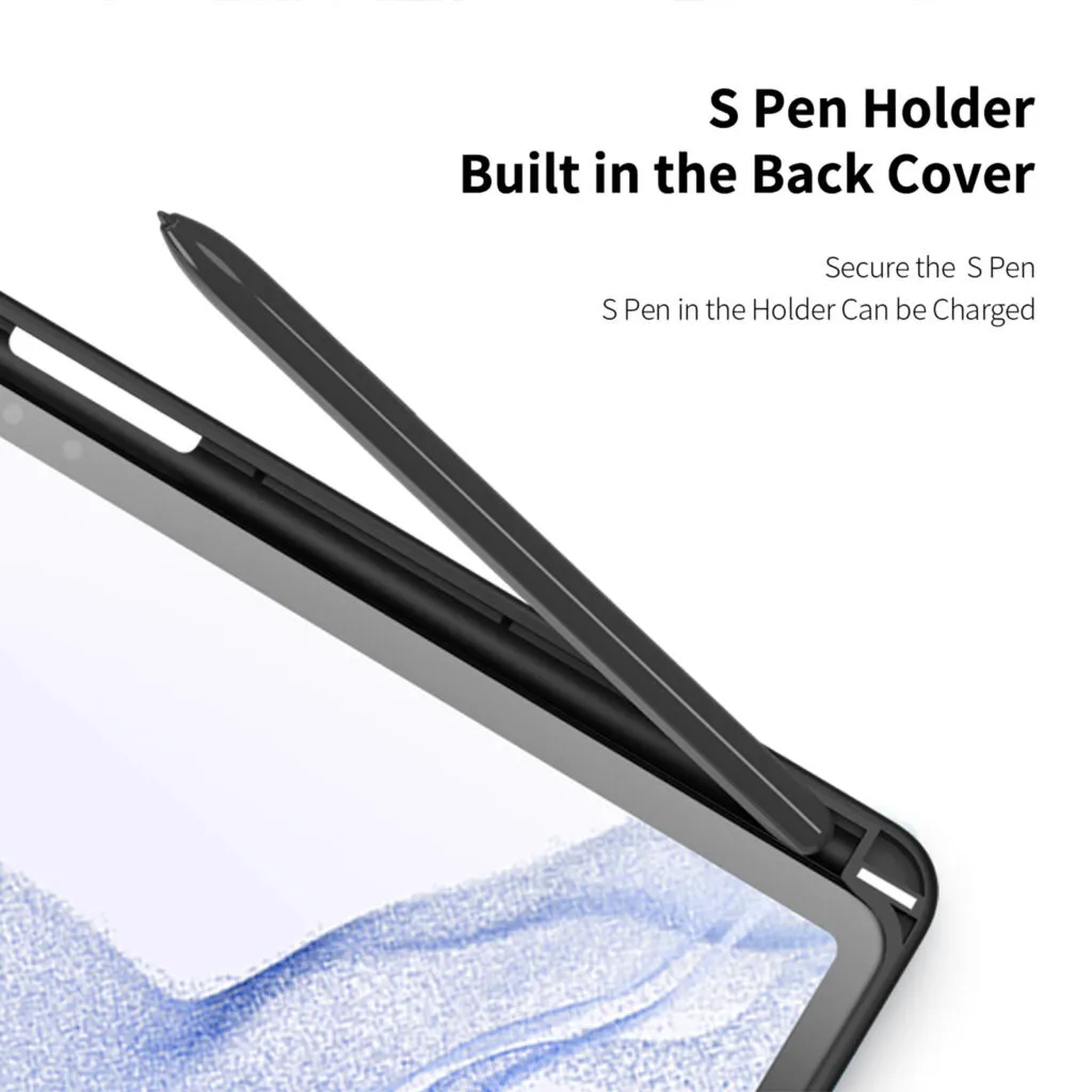 DUX DUCIS TOBY Case mit Stylus Halter passend für SAMSUNG Tab S9 Plus schwarz