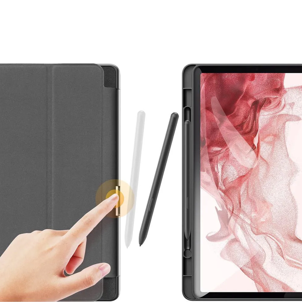 DUX DUCIS DOMO faltbares Case mit Stylus-Halter passend für SAMSUNG Tab S9 schwarz