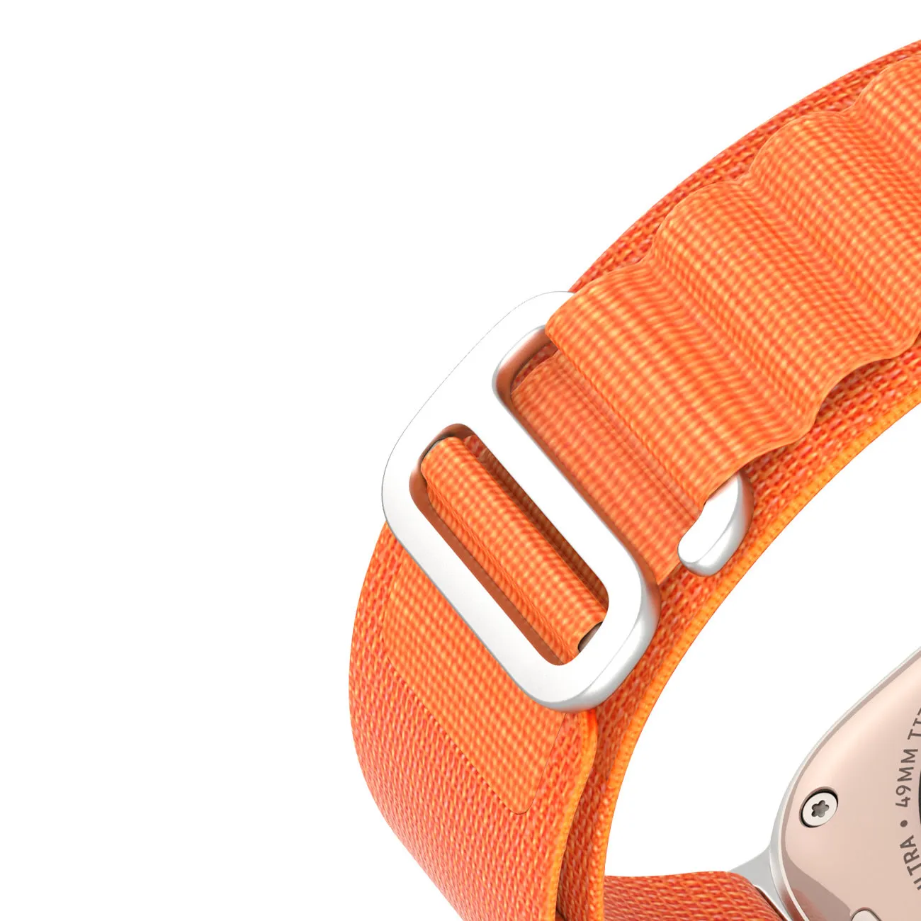 DUX DUCIS GS Nylon Armband passend für Apple Watch 42 / 44 / 45 / 49 mm orange