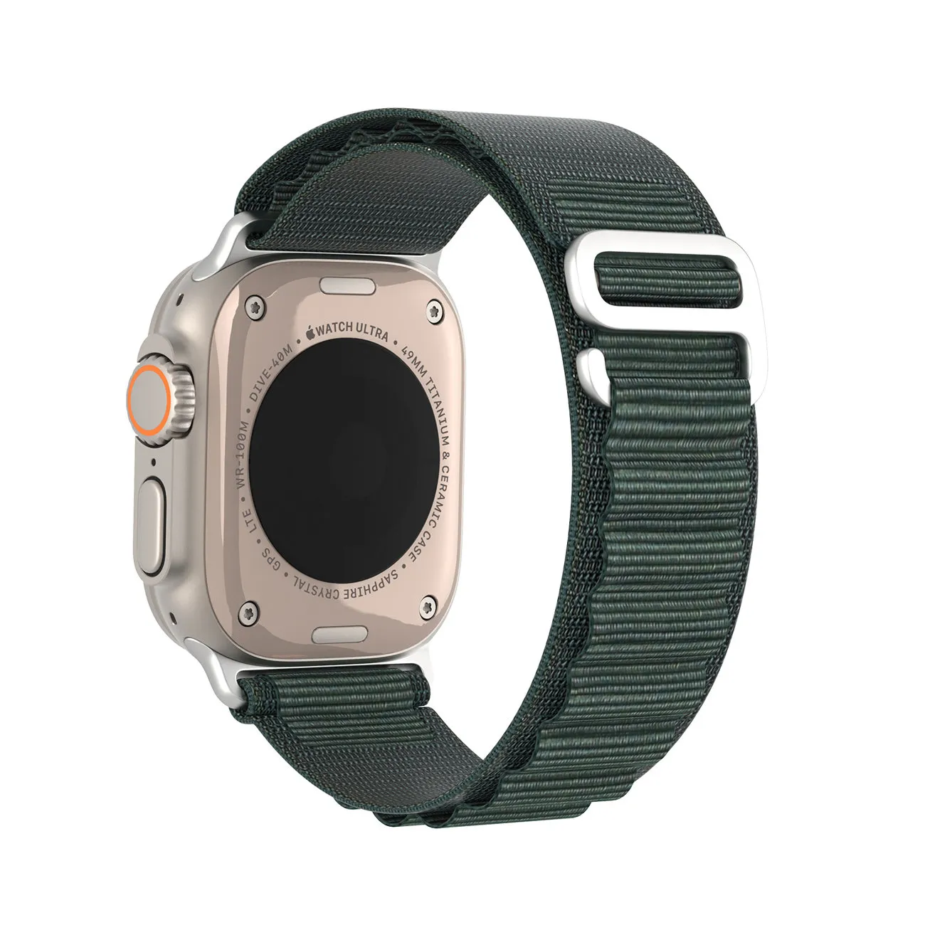 DUX DUCIS GS Nylon Armband passend für Apple Watch 42 / 44 / 45 / 49 mm grün