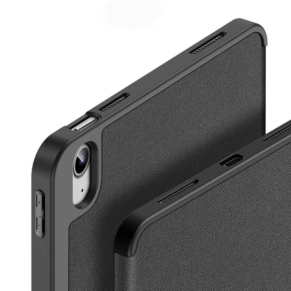 DUX DUCIS DOMO klappbares Case mit Stylus-Halter passend für iPad 10 (2022) schwarz