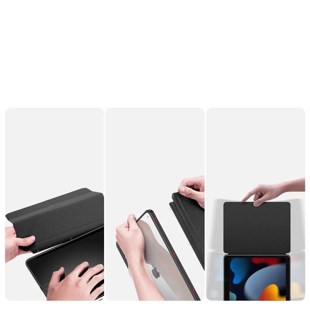 DUX DUCIS MAGI Case mit Stifthalter passend für iPad 10.9 (2022) schwarz