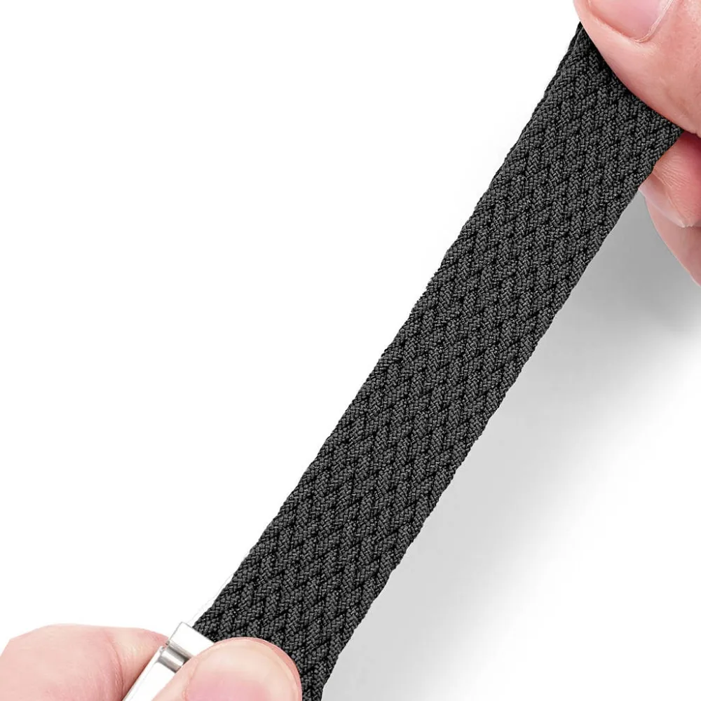 DUX DUCIS strap MIXTURE II stretchable braided passend für Apple Watch 42 / 44 / 45 mm black