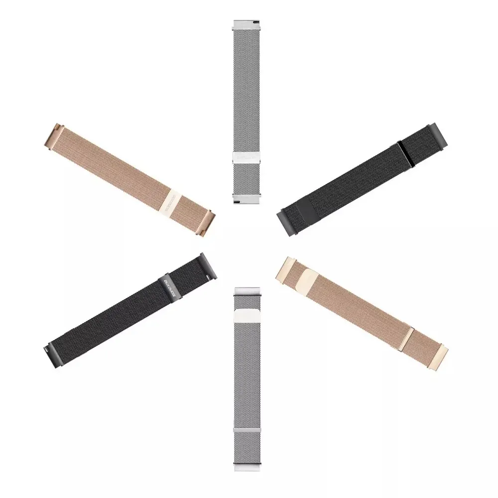 DUX DUCIS MILANESE magnetisches Armband aus Edelstahl 20 mm gold
