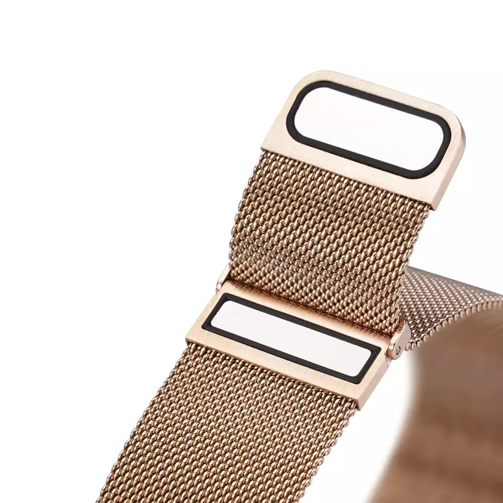 DUX DUCIS MILANESE magnetisches Armband aus Edelstahl 20 mm gold