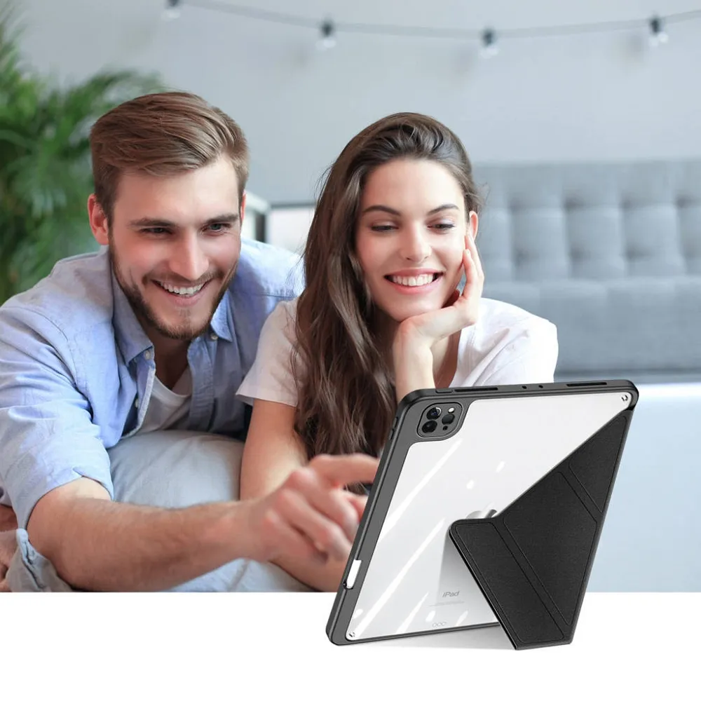 DUX DUCIS MAGI Case mit Stylushalter passend für iPad Pro 11 (2018/2020/2021/2022) schwarz