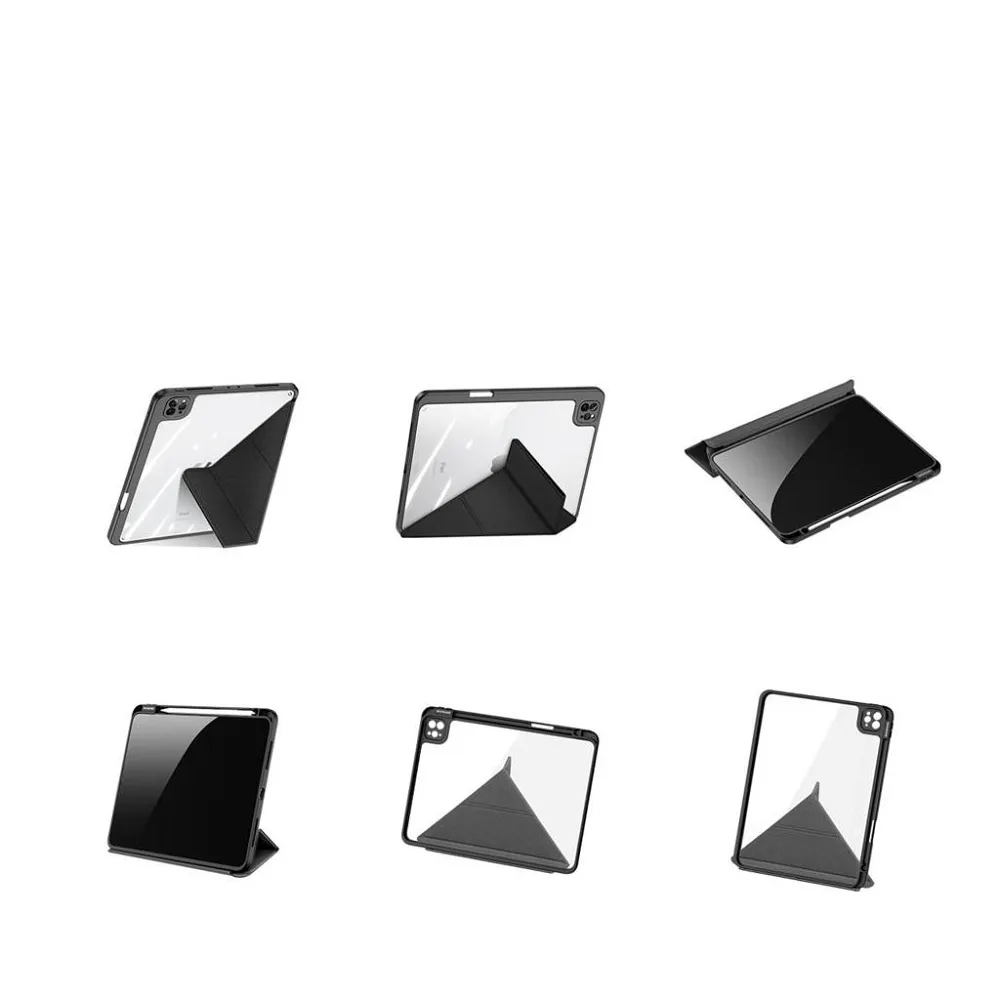 DUX DUCIS MAGI Case mit Stylushalter passend für iPad Pro 11 (2018/2020/2021/2022) schwarz