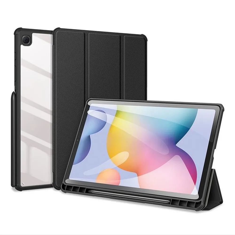 DUX DUCIS TOBY Case mit Stylushalter passend für SAMSUNG Tab S6 Lite (P610/P613/P615/P619) schwarz