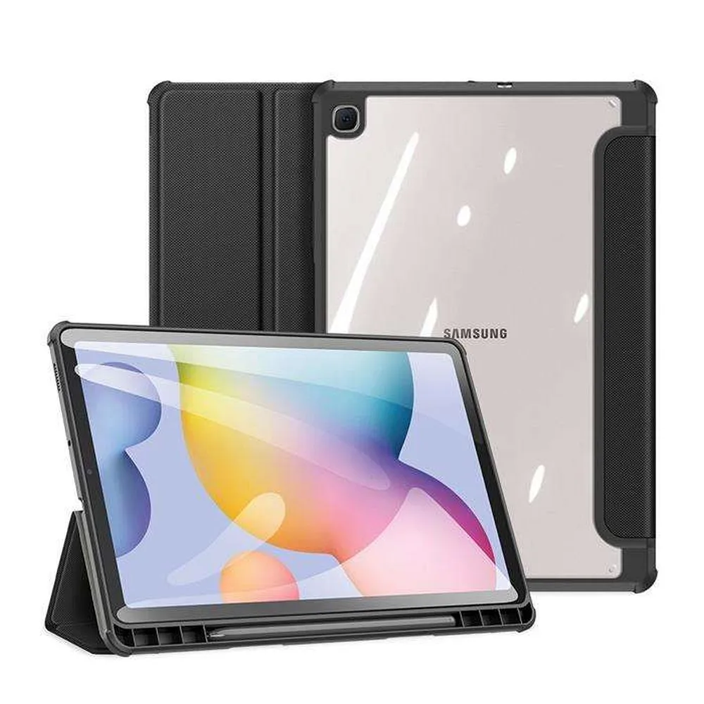 DUX DUCIS TOBY Case mit Stylushalter passend für SAMSUNG Tab S6 Lite (P610/P613/P615/P619) schwarz