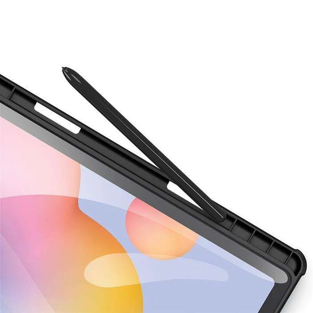 DUX DUCIS TOBY Case mit Stylushalter passend für SAMSUNG Tab S6 Lite (P610/P613/P615/P619) schwarz