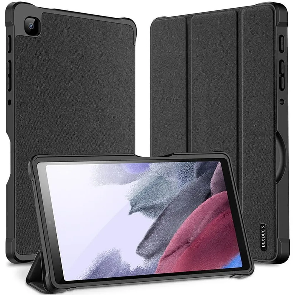 DUX DUCIS DOMO klappbares Case mit Stylus-Halter passend für SAMSUNG Tab A7 Lite 8.7 (T220/T225/T227) schwarz