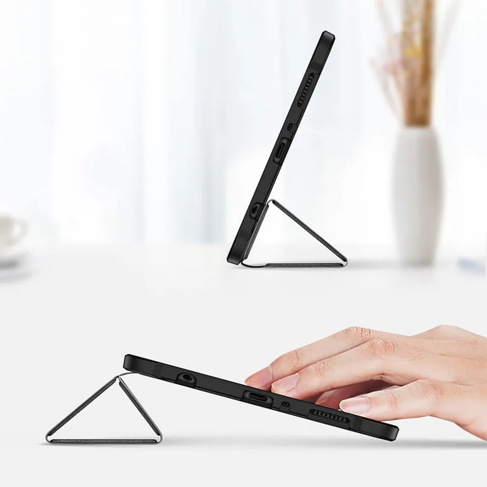 DUX DUCIS DOMO klappbares Case mit Stylus-Halter passend für SAMSUNG Tab A7 Lite 8.7 (T220/T225/T227) schwarz