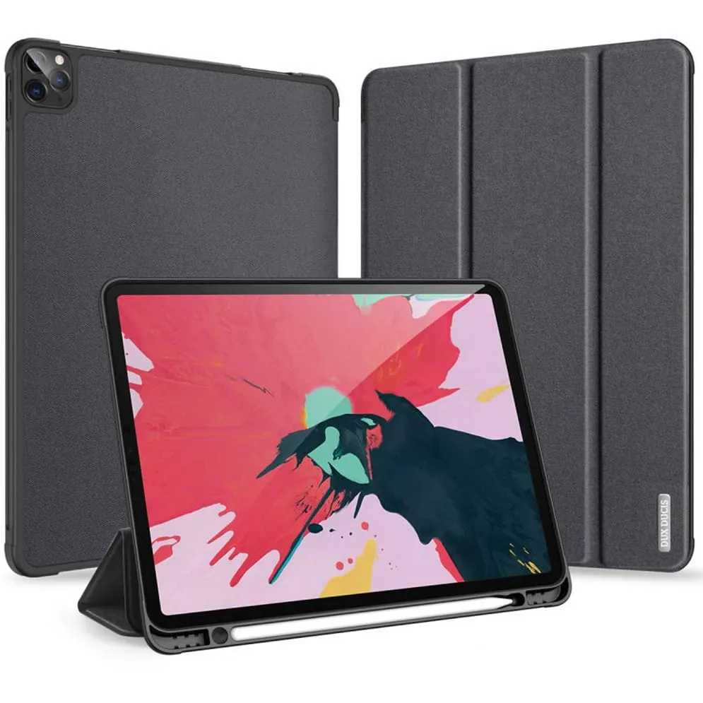 DUX DUCIS DOMO klappbares Case mit Stylushalterung passend für iPad Pro 11 (2018/2020/2021/2022) schwarz