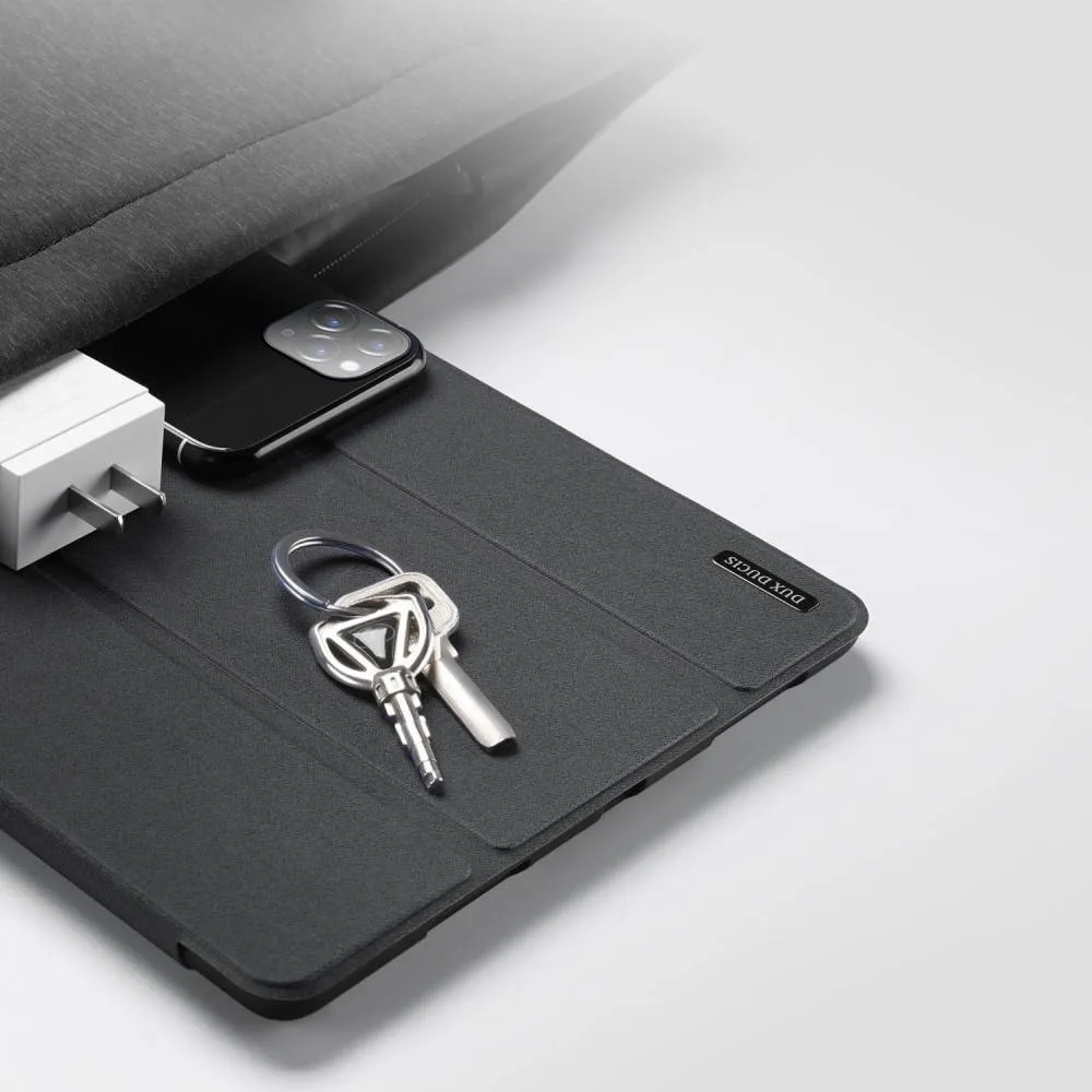 DUX DUCIS DOMO klappbares Case mit Stylushalterung passend für iPad Pro 11 (2018/2020/2021/2022) schwarz