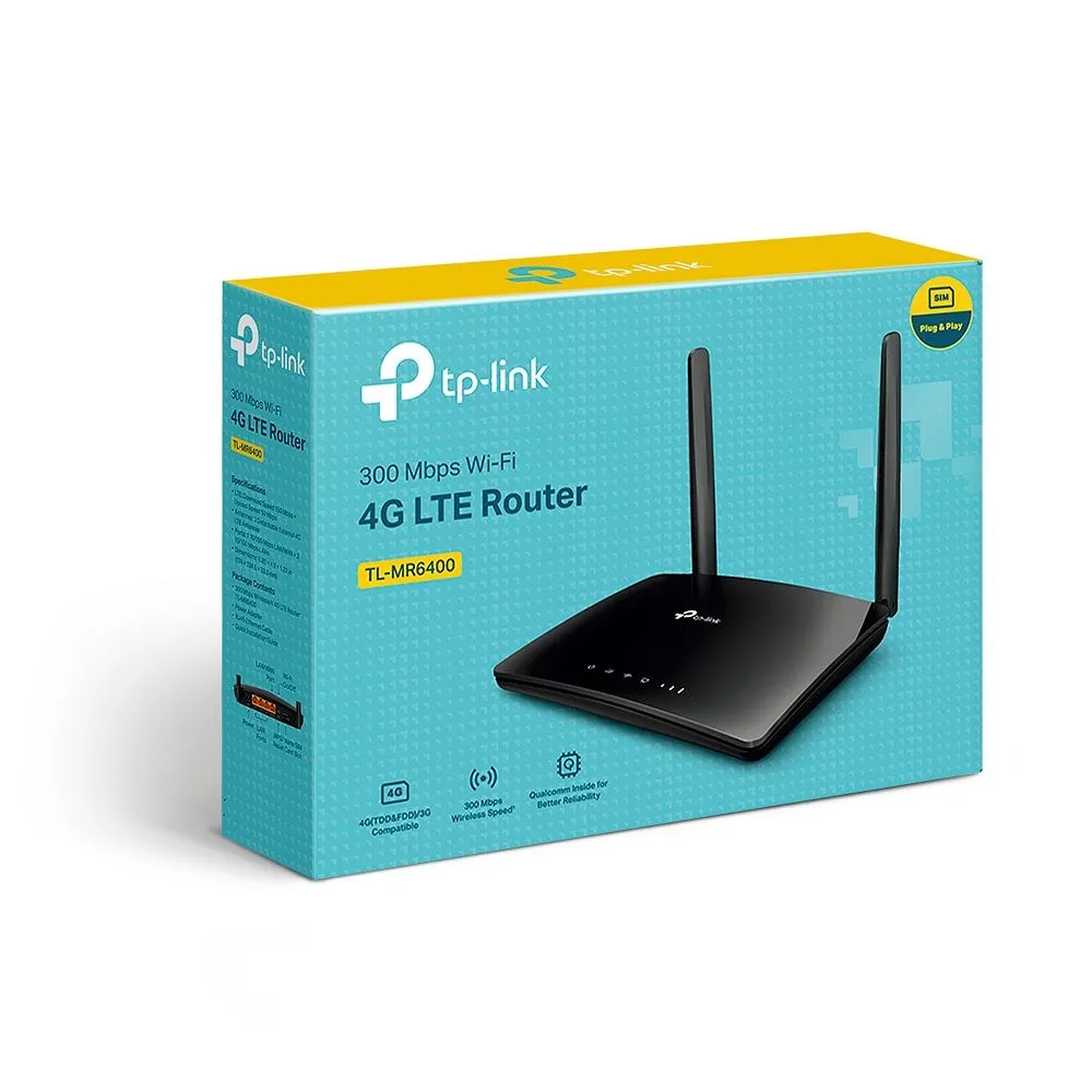 TP-LINK 4G LTE Wi-Fi-Router SIM-Karteneingang TL-MR6400