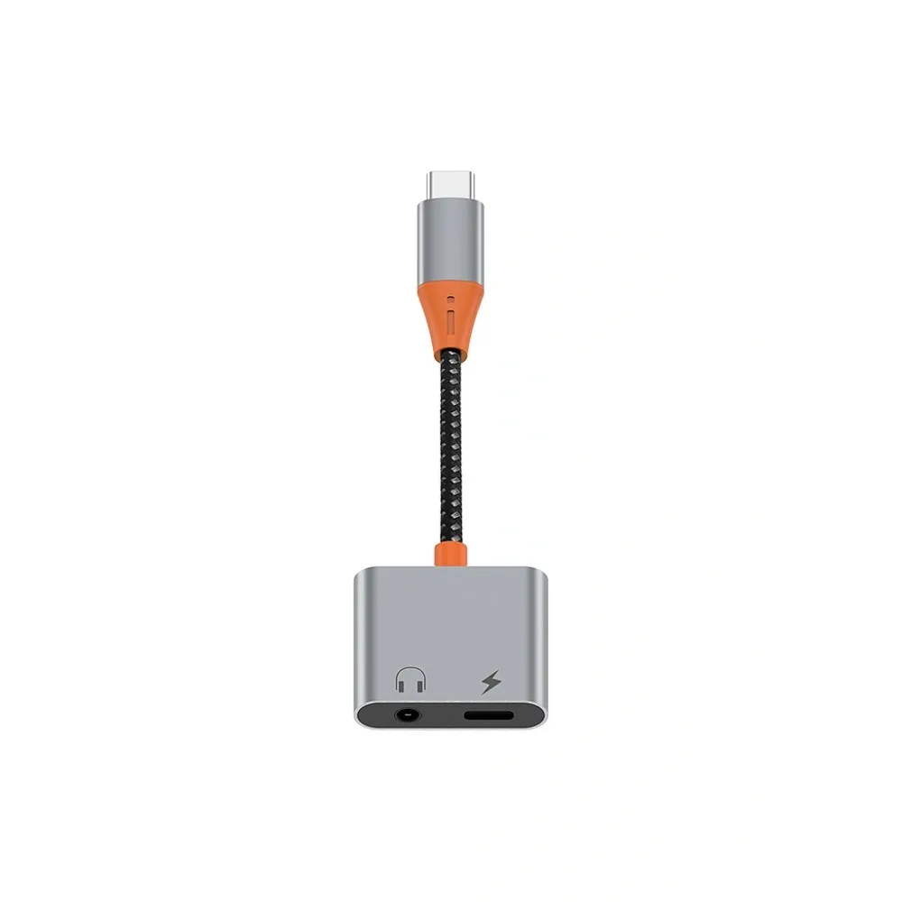WiWU - Audio Adapter LT10 Typ C auf Typ C + 3,5mm
