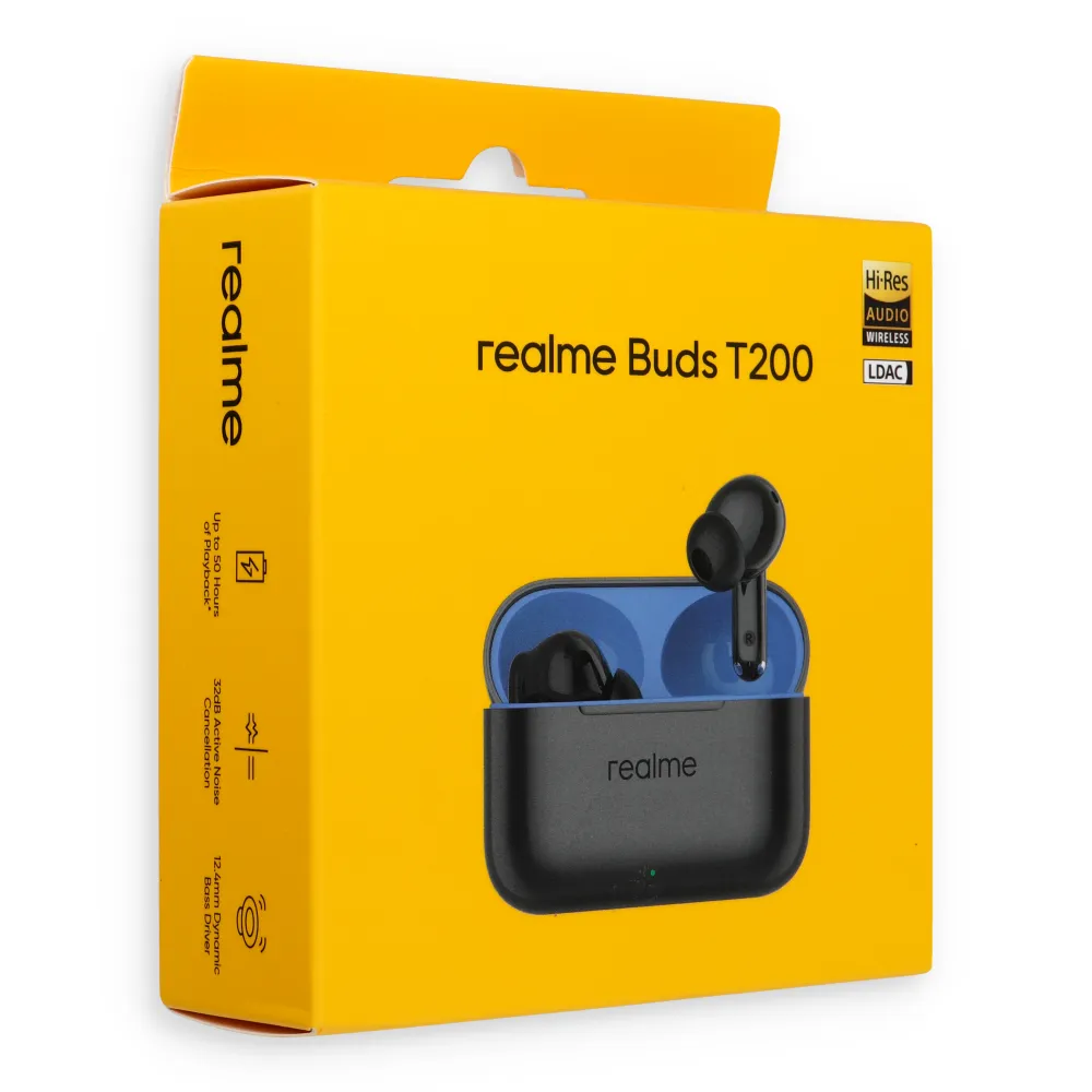 Wireless earphones Realme Buds T200 mystic grey