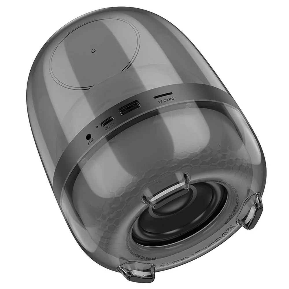 Wireless speaker LED 10W 5h Hoco BS58 black