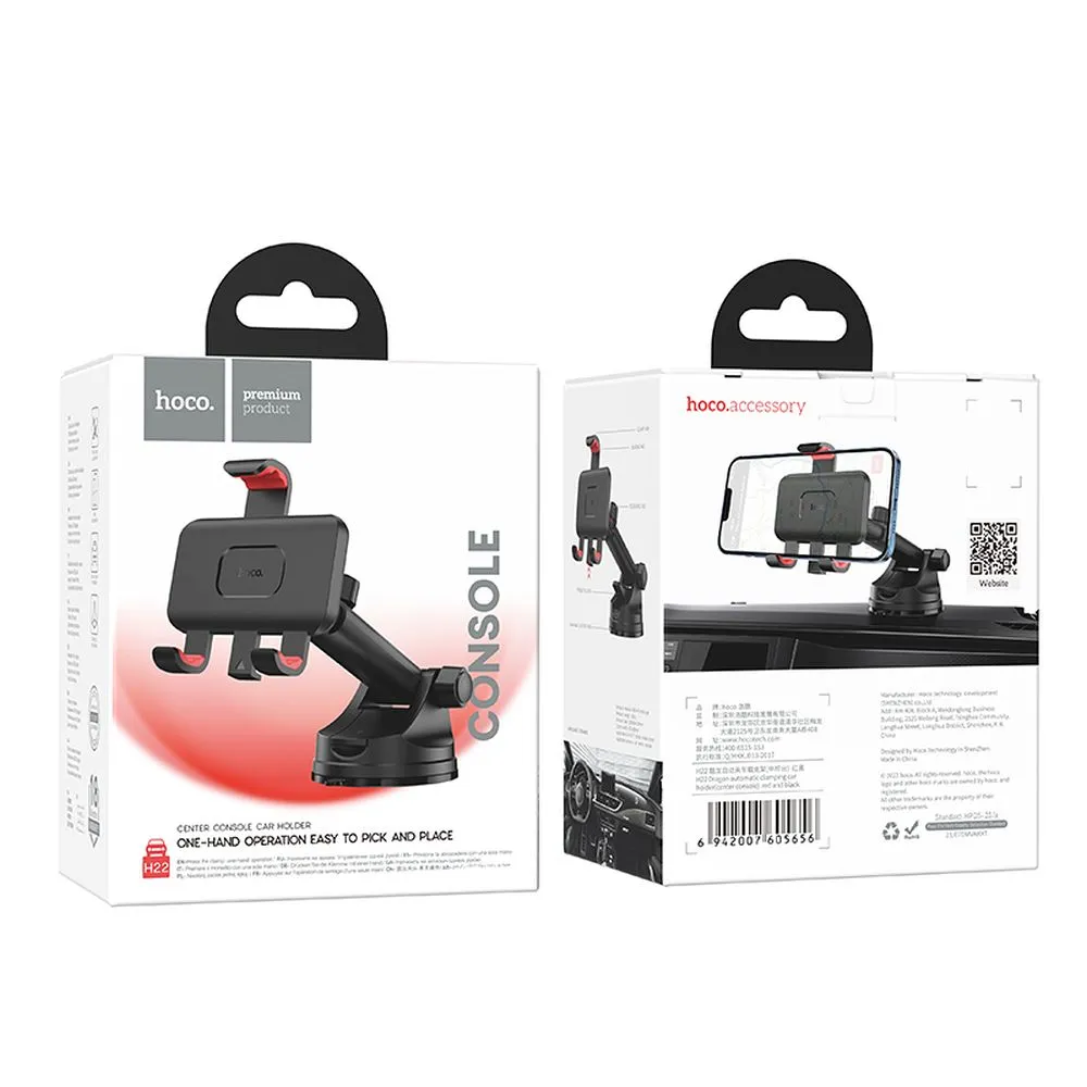 HOCO Autoscheiben-/Bordhalter H22 schwarz