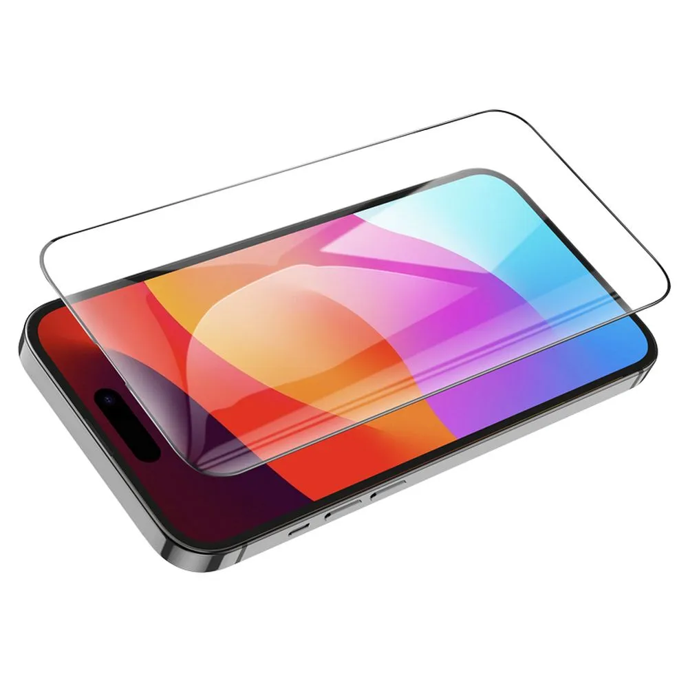 HOCO HD 5D Guardian Gehärtetes Glas Schild (SET 10in1) - passend für iPhone 15 Pro Max schwarz (G14)