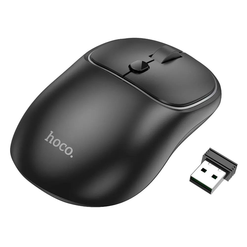 HOCO drahtlose 2.4G 1600 dpi Computer-Maus GM25 schwarz
