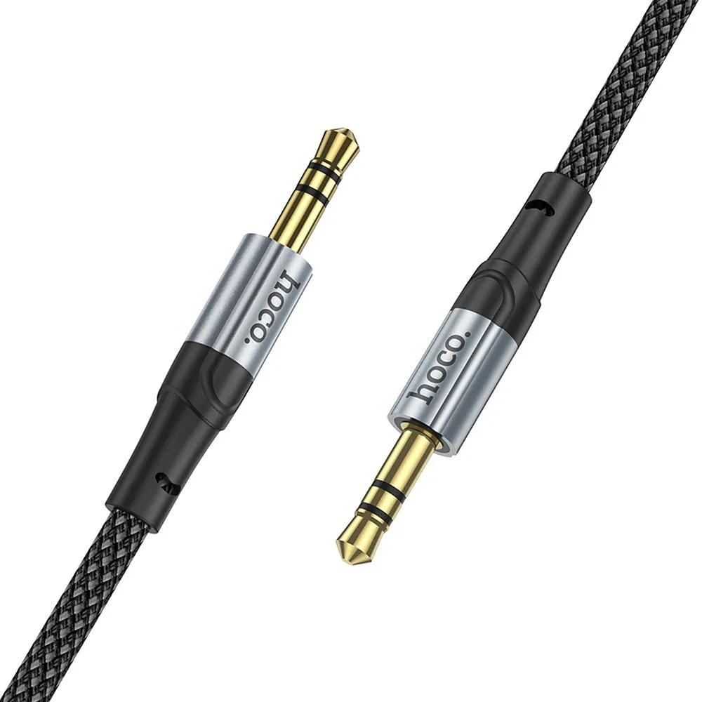 Cable AUX Jack 3,5 mm to Jack 3,5 mm Hoco 1 m UPA26 black
