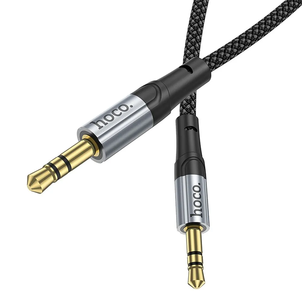 Cable AUX Jack 3,5 mm to Jack 3,5 mm Hoco 1 m UPA26 black