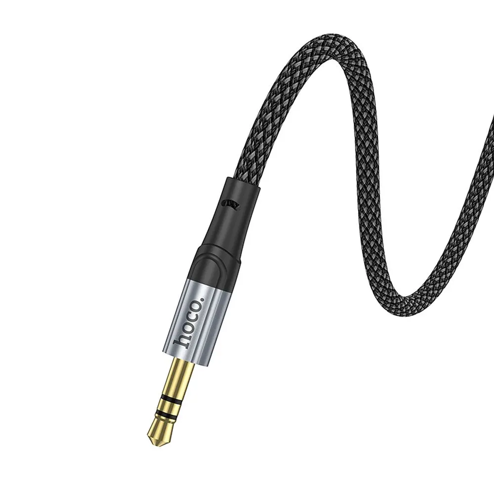 Cable AUX Jack 3,5 mm to Jack 3,5 mm Hoco 1 m UPA26 black