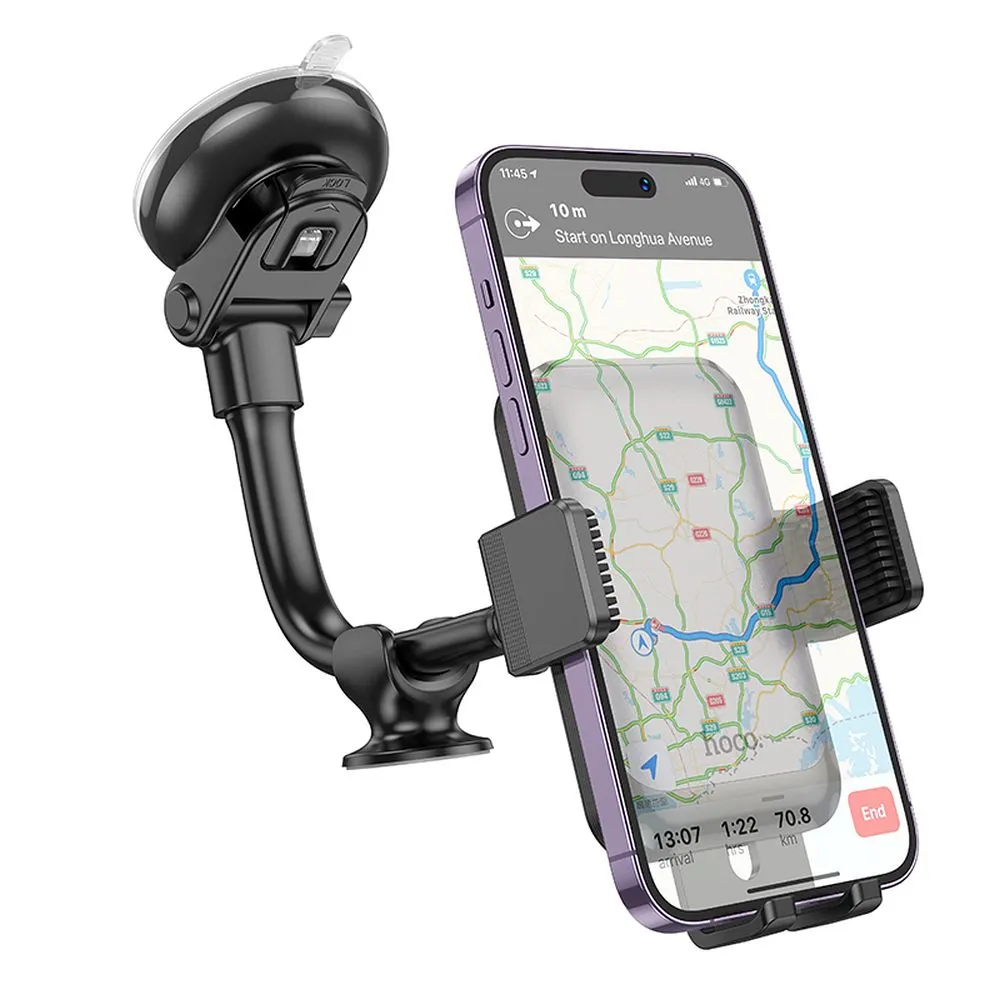 Car phone holder Hoco windshield / dashboard H27 black