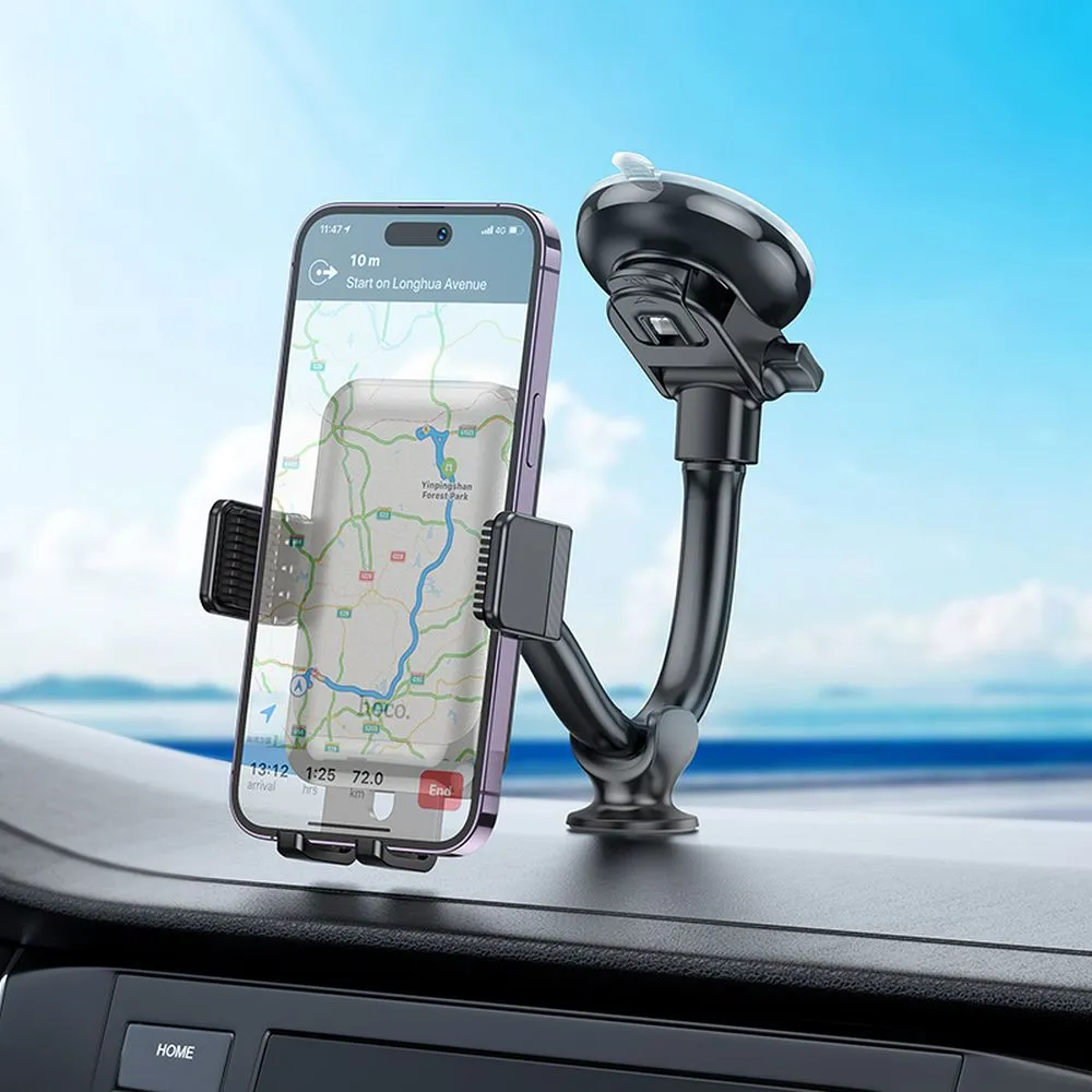 Car phone holder Hoco windshield / dashboard H27 black