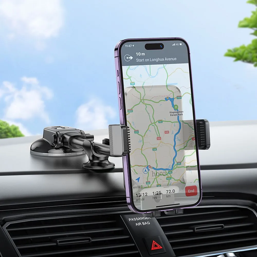 Car phone holder Hoco windshield / dashboard H27 black