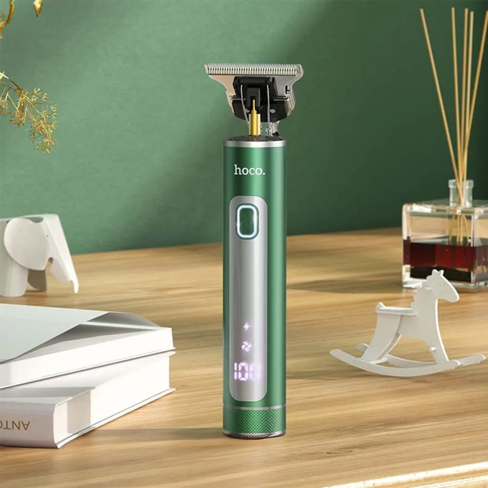 Hair clipper Hoco DAR03 dark green