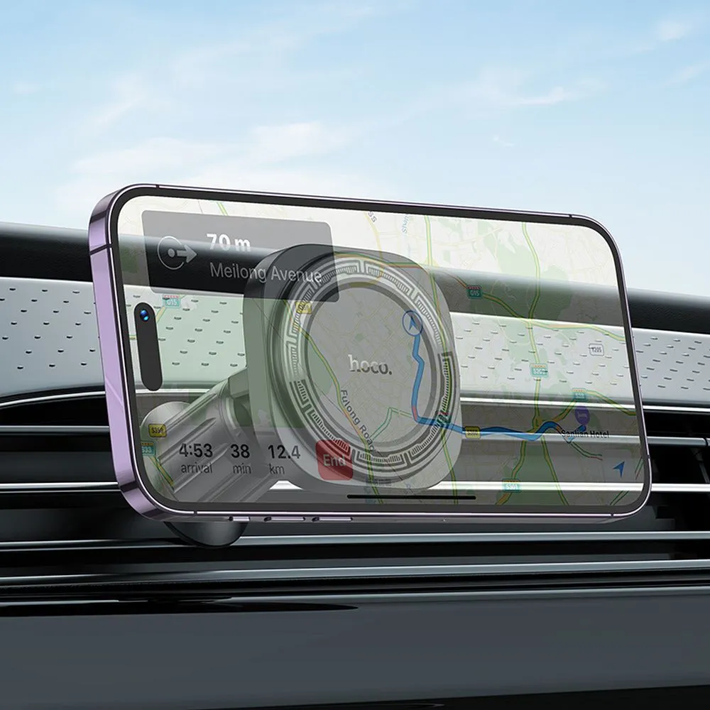 HOCO Auto-Kühlergrillhalter kompatibel mit MagSafe H28 schwarz