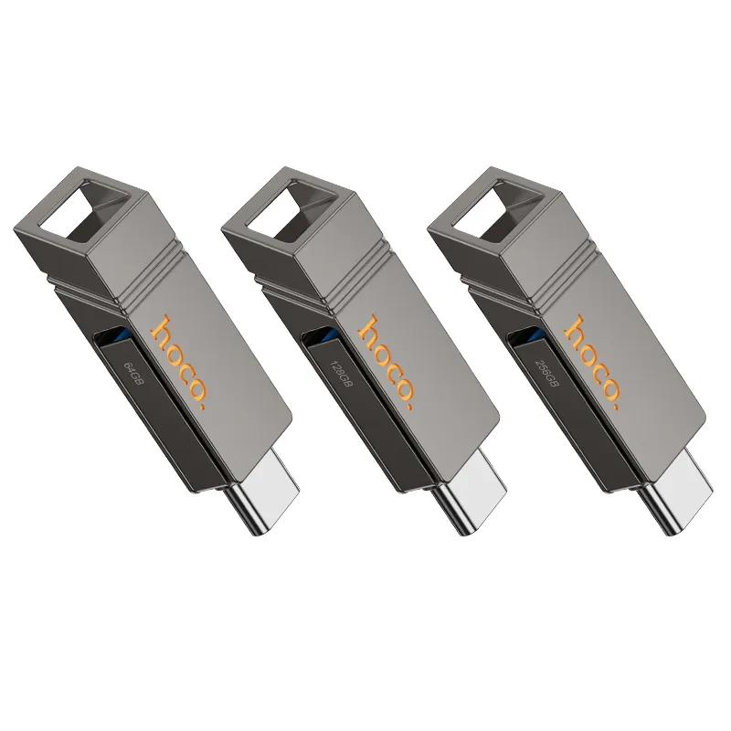 USB-STICK HOCO Wide UD14 USB + USB C 256GB USB3.2