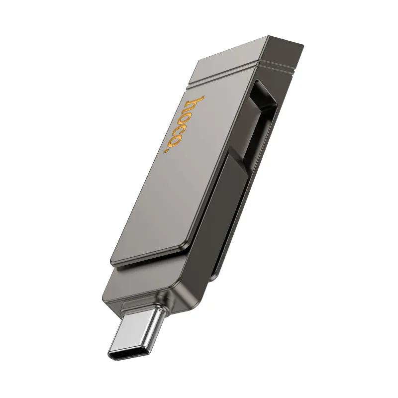 Pendrive 32GB USB 3.2 (USB A + USB C) Hoco UD15 gray